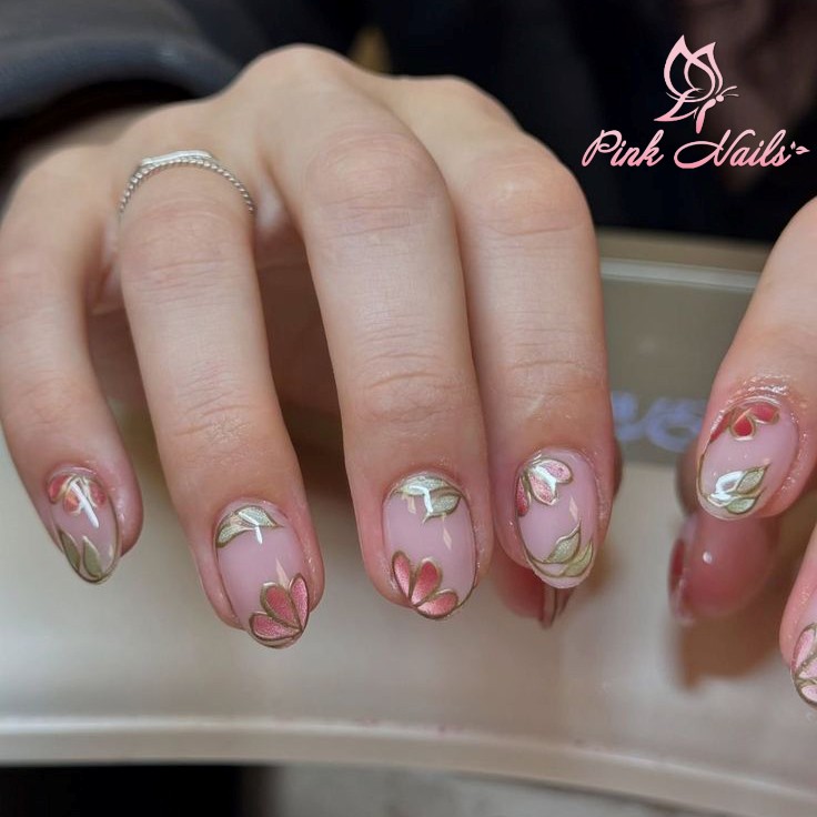 Pink Nails